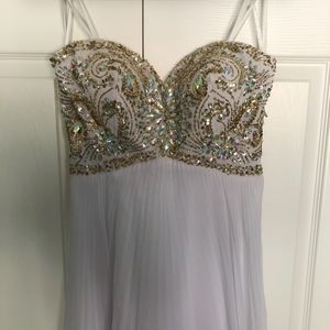 White Beaded Gown